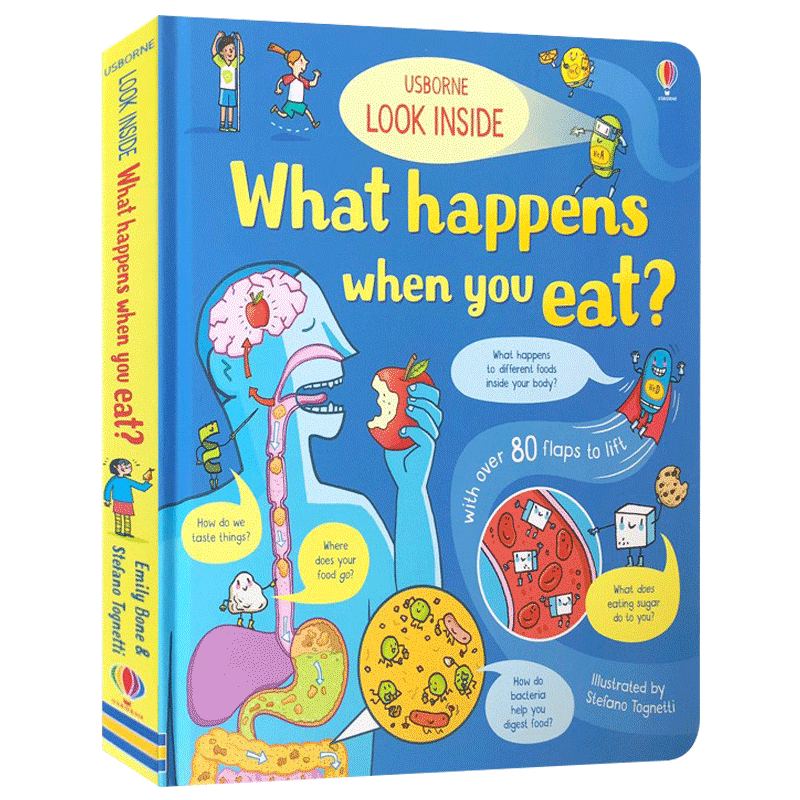 [醉染正版]揭秘人体消化器官 Look Inside What Happens When You Eat 偷偷看里面系列高清大图