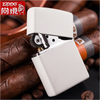 美国zippo打火机正品 原装白哑漆彩印 zppo打火机旗舰店白脸人小丑面具28828 正版煤油打火机