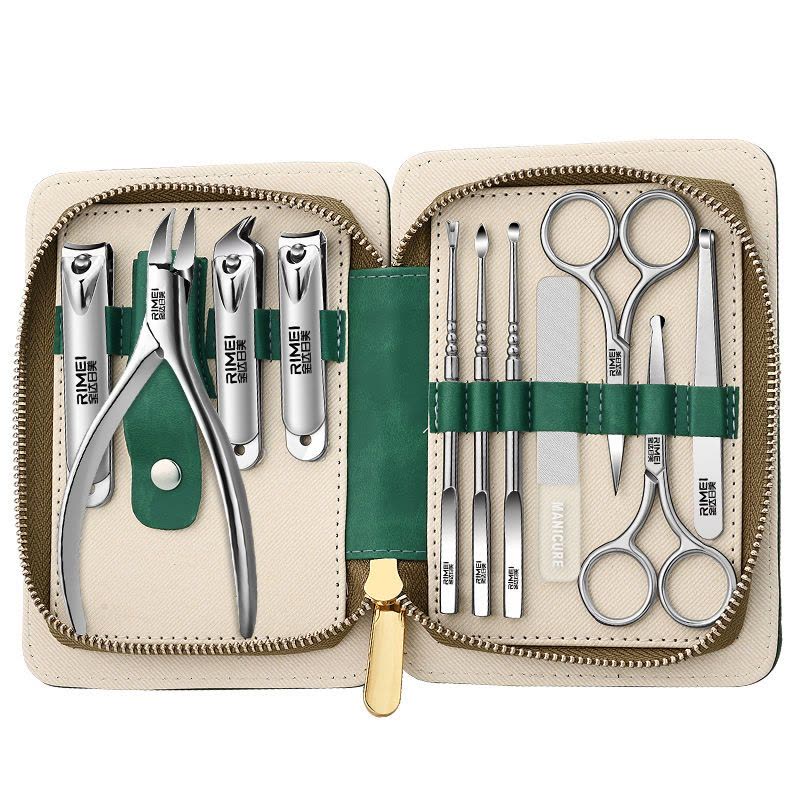 金达日美甲沟指甲刀套装指甲剪鹰嘴指甲钳修脚专用剪子工具炎8138P图片