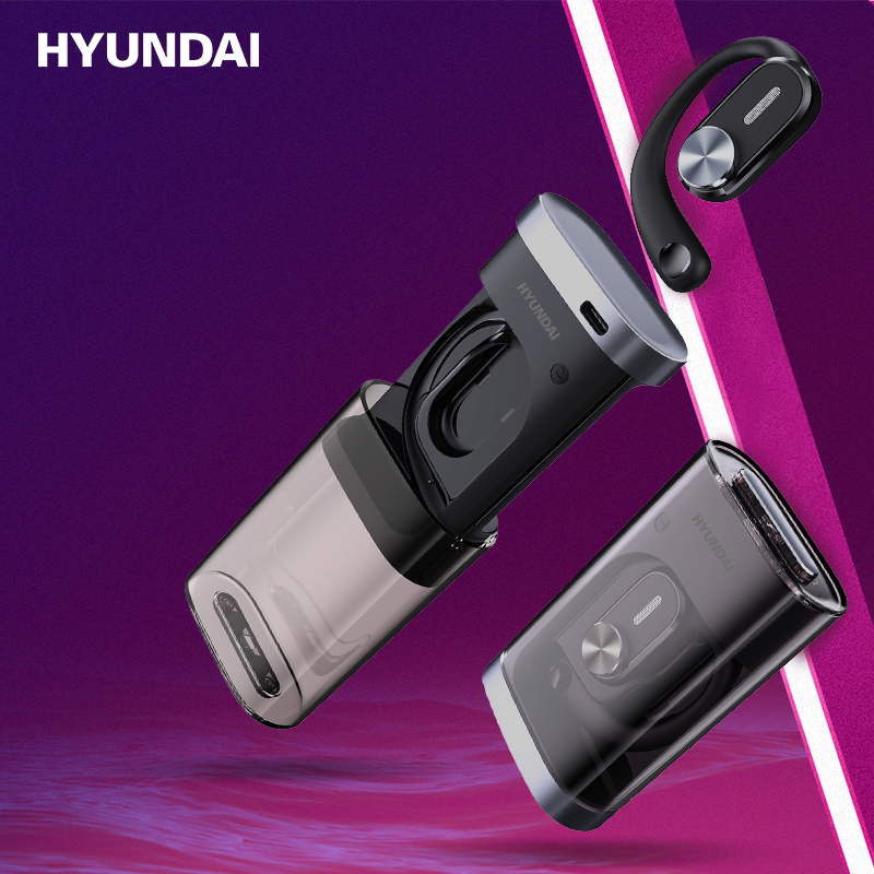 HYUNDAI 现代全新OWS_x005f开放式无线蓝牙耳机 YH-B014 黑色
