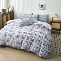 洁丽雅全棉奢享四件套-灰格CP1068