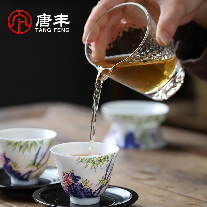 家柏饰(CORATED)玻璃公道杯分茶器锤纹家用耐热贪心杯手握简约办公室装茶器Z高清大图