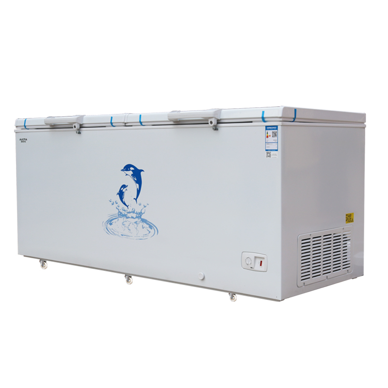 澳柯玛BC/BD-630商用冷柜 卧式双门冰柜单温冷藏冷冻大空量