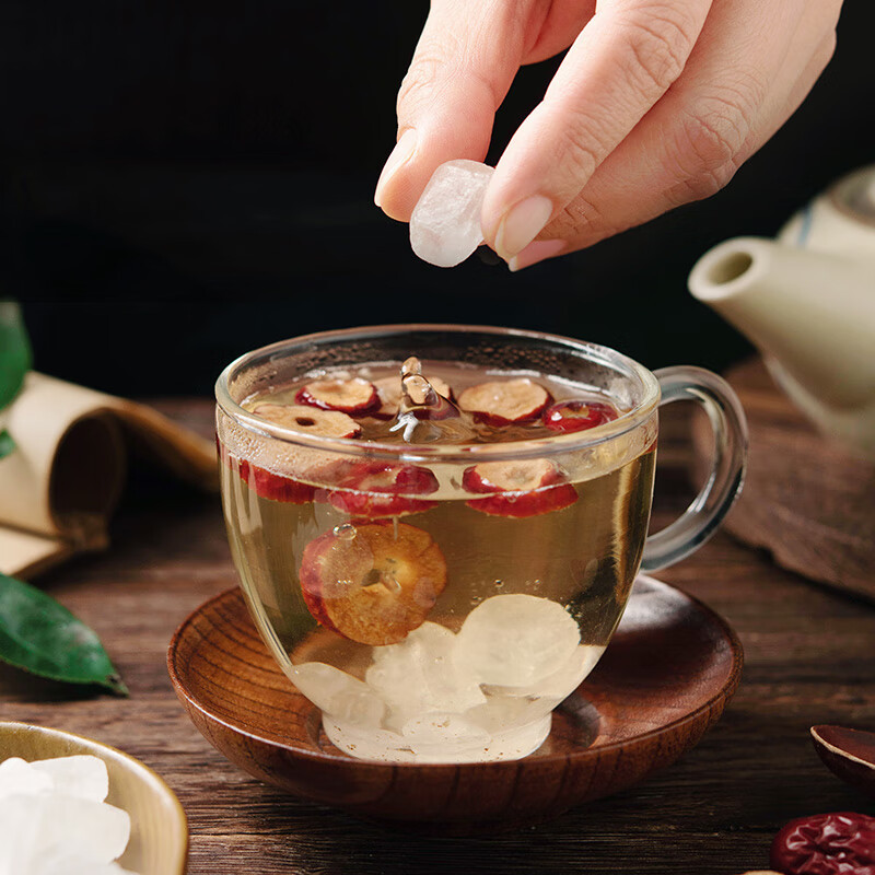 [2袋]百钻单晶冰糖袋装300g*2家用泡茶煲汤炖冰糖雪梨调味小粒白冰糖块苏宁宜品推荐高清大图
