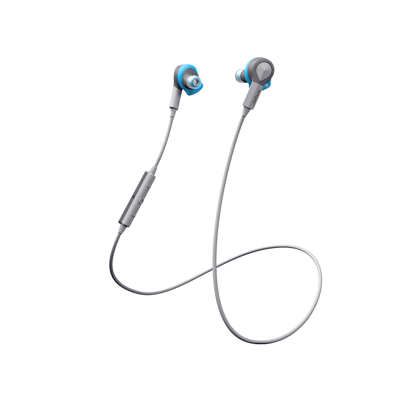 捷波朗(Jabra) 双耳立体声运动 心率蓝牙耳机 coach扩驰[特别版](蓝色)防汗立体声 智能