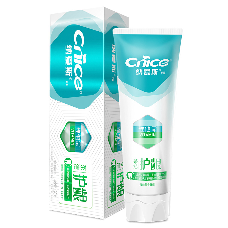 纳爱斯茶洁·护龈牙膏120g