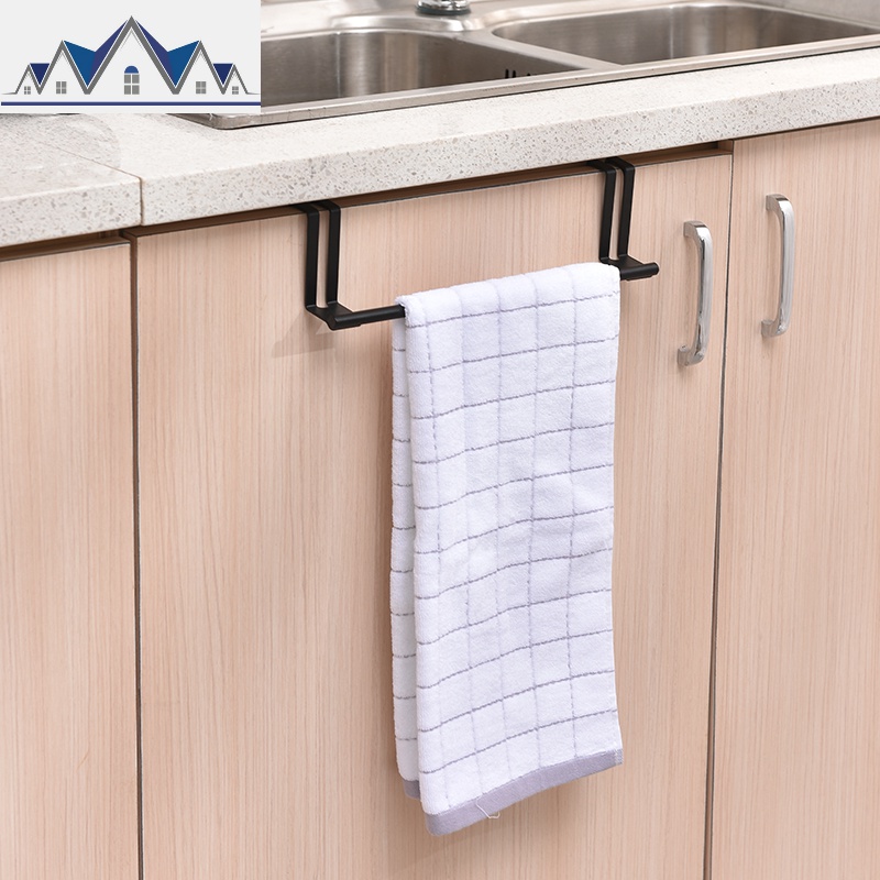 橱柜背挂篮厨房铁艺多功能收纳篮免打孔浴室挂架厨房调料储物篮_303高清大图