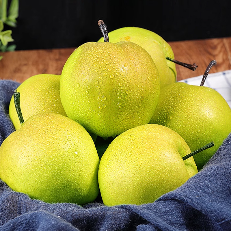 [熊猫鸟]精品玉露香梨 新鲜水果 松脆多汁 净重8.7斤 单果250g以上高清大图