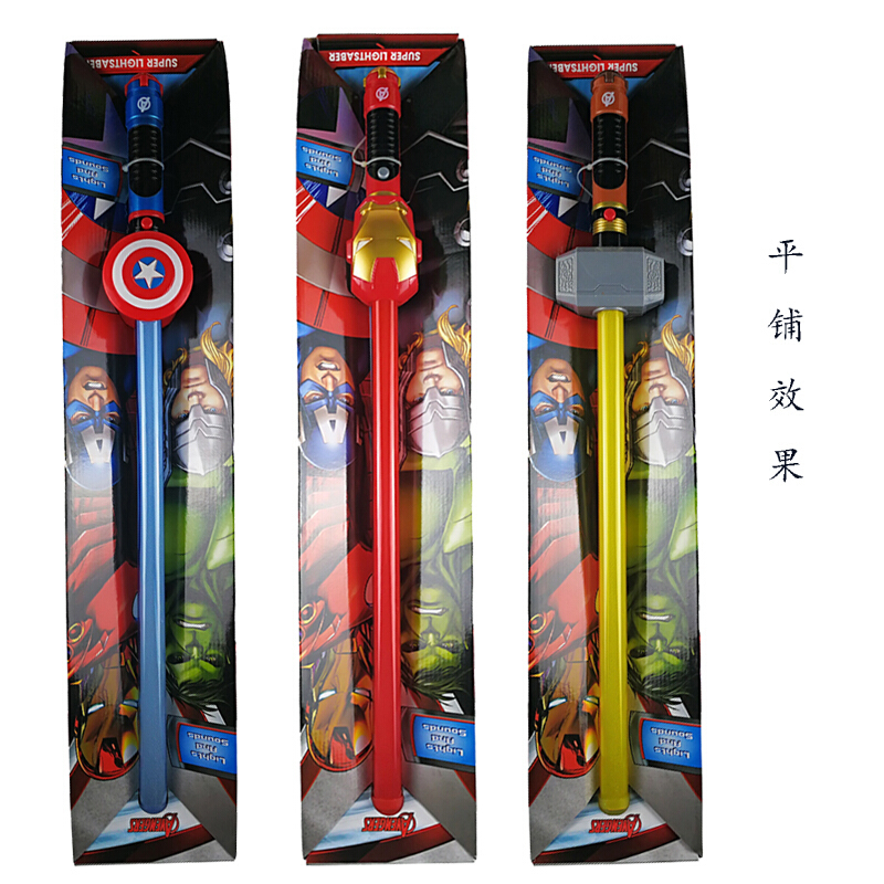 儿童美国队长光面具盾牌钢铁侠擎天柱大黄蜂雷神玩具头盔