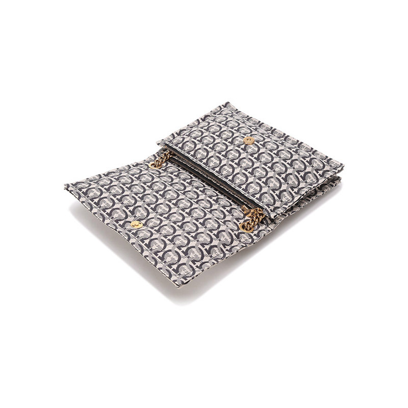 菲拉格慕salvatoreferragamo女士织物小号蝴蝶结手提单肩包210363