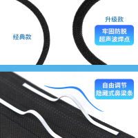 医用外科黑色口罩一次性口罩女医疗三层正规正品透气独立包装灭菌级-黑色50只盒装