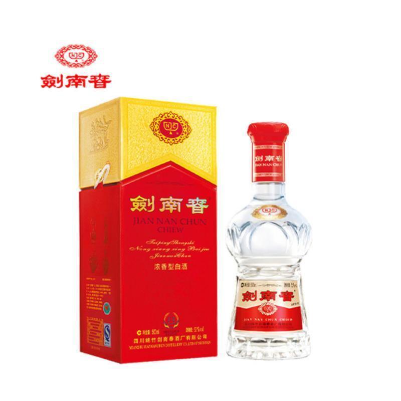 剑南春 水晶剑 52度 500ml 浓香型 白酒 单瓶装