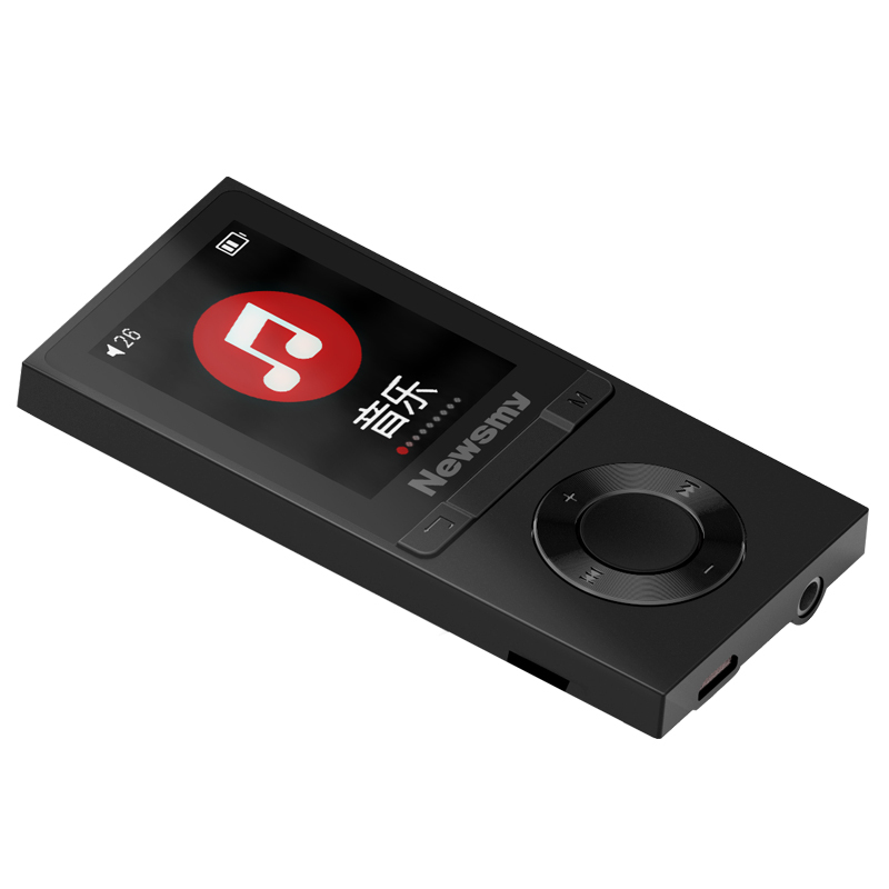 纽曼(Newsmy) MP3音频播放器 F35 8G 黑色mp3 mp4 无损音乐播放器 迷你学生随身听 有屏插卡录音