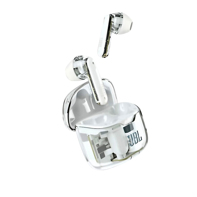 JBL TUNE FLEX 小晶豆主动降噪真无线蓝牙耳机半入耳音乐耳机运动手机通话耳麦6级可调节降噪白色高清大图