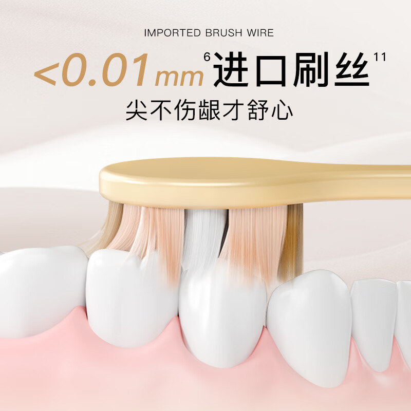 舒客(Saky)比利时SSS软毛刷云感绵柔晶透牙刷单支装V01(颜色随机)高清大图