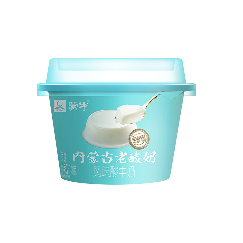 蒙牛 内蒙古老酸奶 风味酸牛奶 原味 140g