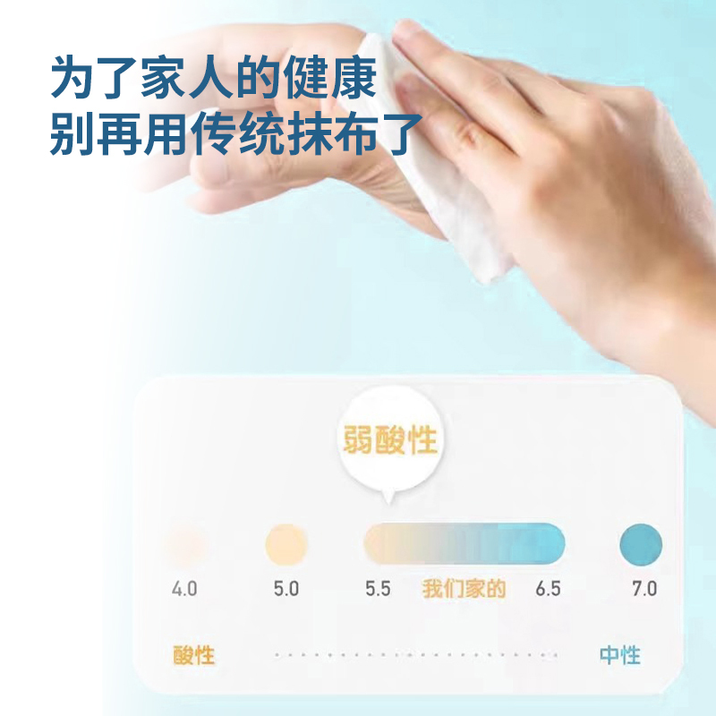美穗吉家 厨房清洁湿巾 加大款 20X30cm(40抽/包)高清大图