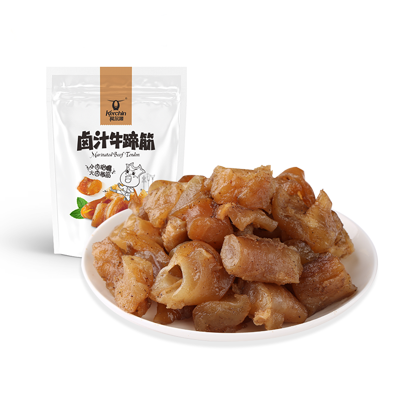 科尔沁 休闲肉脯零食 卤汁牛蹄筋 五香味 68g 内蒙古特产