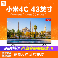 Xiaomi/小米 小米电视4C 43英寸L43M5-AX 全高清人工智能系统高性能智能wifi平板网络电视机