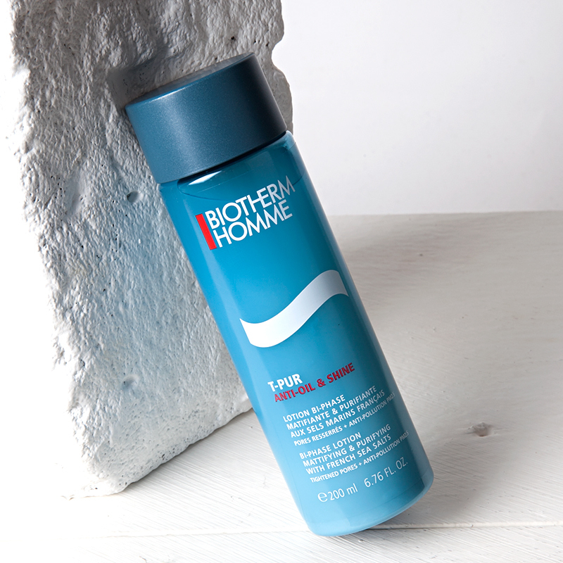 碧欧泉(BIOTHERM)男士清爽净油海盐爽肤水200ml 保湿控油收缩毛孔护肤