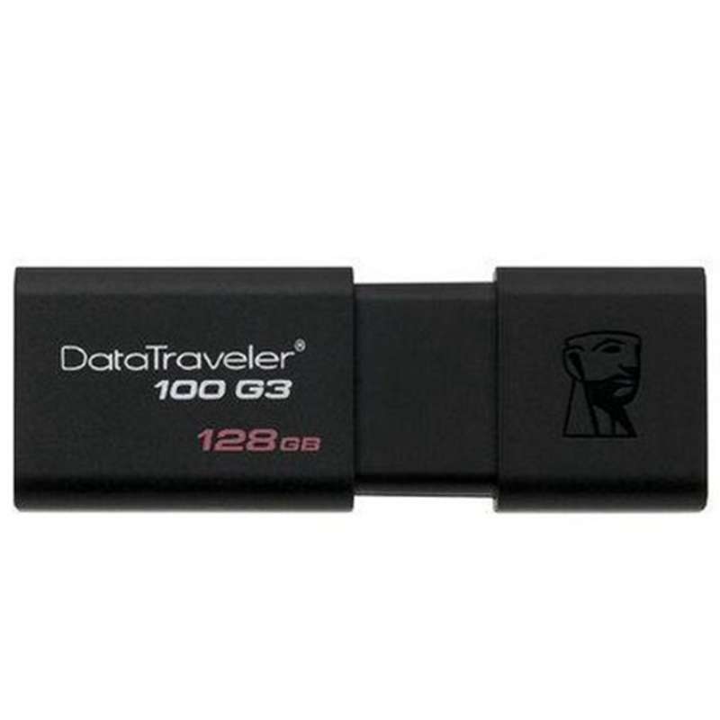 [免邮]金士顿(Kingston) DT100G3 128GB优盘 USB3.0黑色U盘