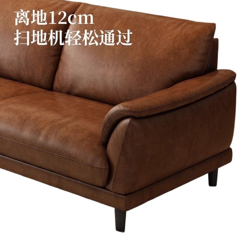 豫龙都 牛皮沙发 大双人 张高清大图