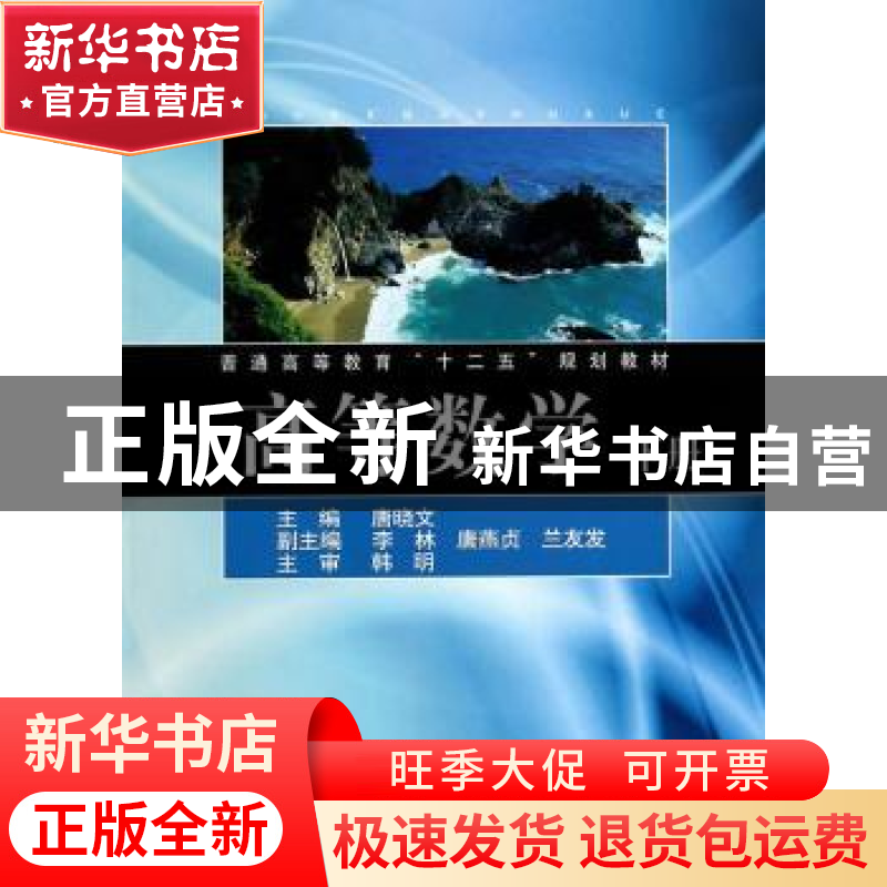 正版 高等数学:下册 唐晓文主编 同济大学出版社 9787560855585高清大图
