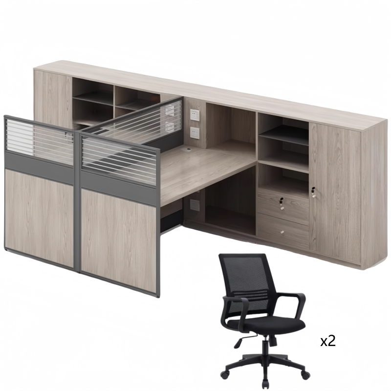 豫龙都 屏风桌椅 双人 套高清大图