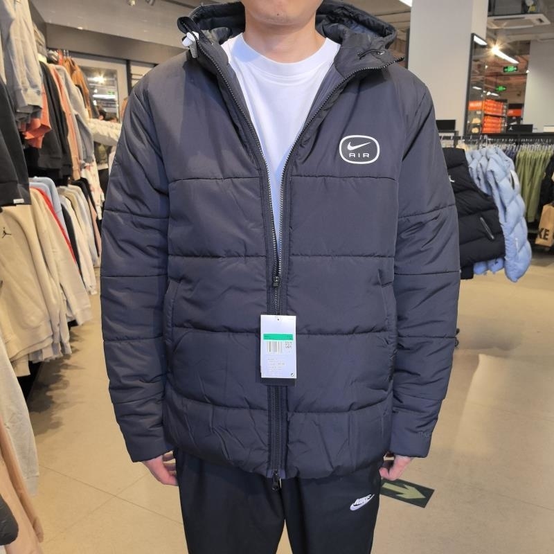 NIKE耐克连帽棉服运动休闲舒适保暖男装外套HM0198-011 D