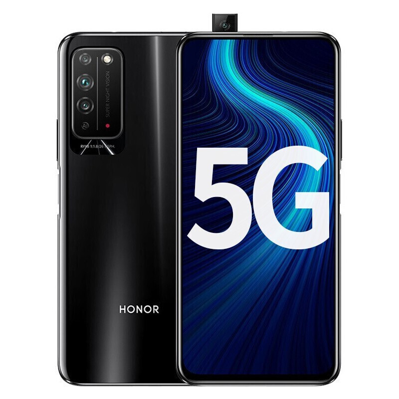 荣耀x10手机全网通5g双模华为麒麟820芯片4300mah续航663英寸升降全面