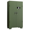 臻远 ZY-QXG-06管制器械存放柜加厚密码锁铁皮柜绿色 1000*500*1800