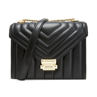Michael Kors/迈克·科尔斯女士WHITNEY系列羊皮单肩包30F8GXIL3T黑色001