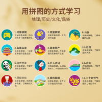 中国世界地图3d立体拼图磁力玩具2到6岁男孩女宝儿童益智生日礼物