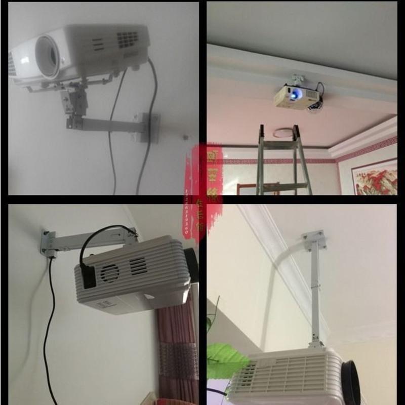 吸顶款(12厘米高) 投影机吊架明基爱普生投影仪架子壁挂架吸顶吊装