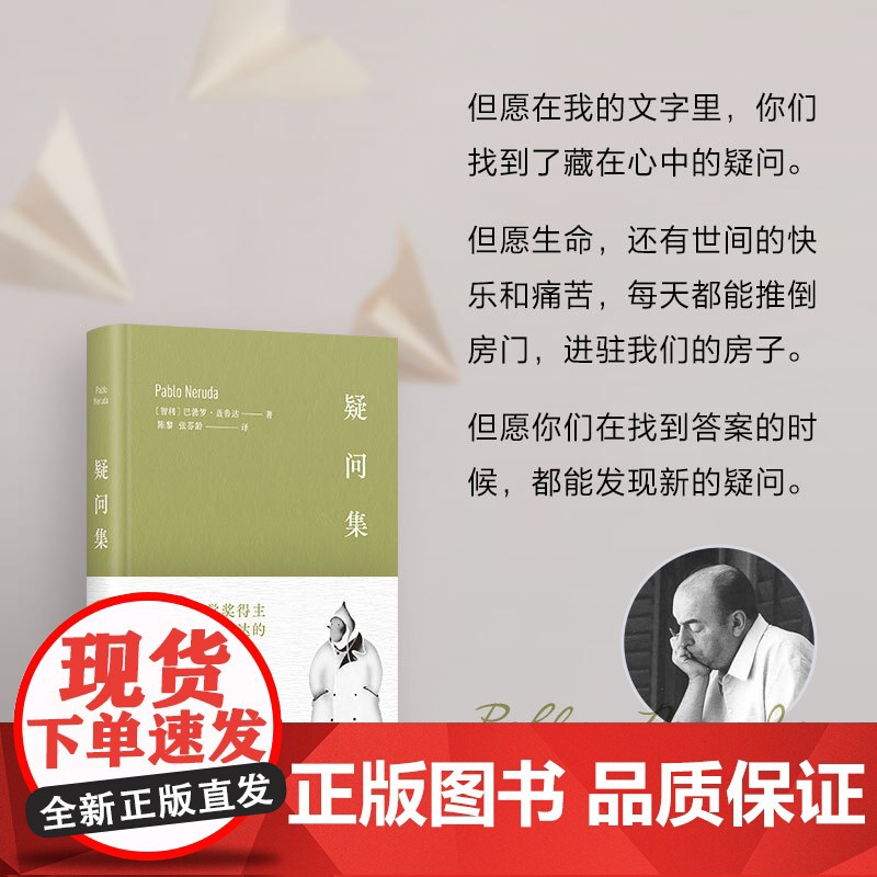 疑问集(诺贝尔奖诗人聂鲁达的奇想世界,用脑洞点燃生活的热情,新增趣味插图)高清大图
