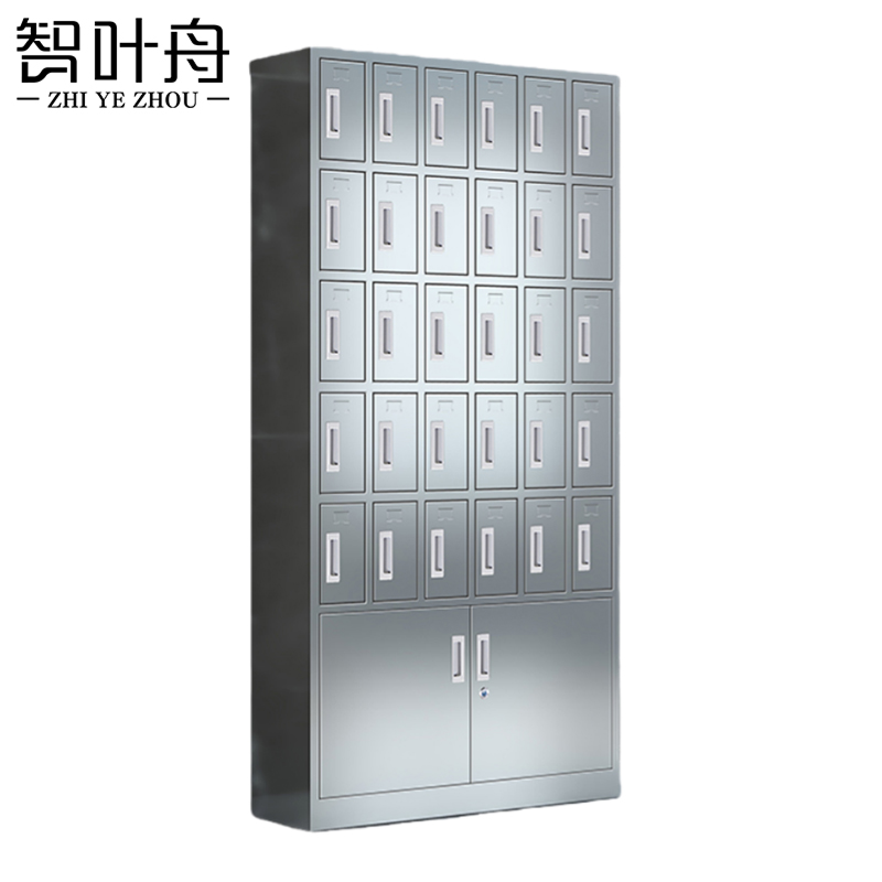 智叶舟水杯储物柜30格900*250*1800mm台高清大图