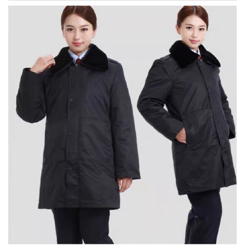税务制服 女款冬季防寒服大衣（羽绒内胆）