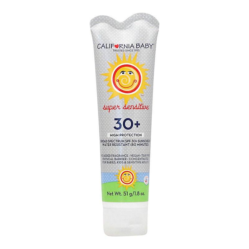 原装进口美国 CaliforniaBaby加州宝宝 儿童成人防晒霜SPF30 无香型 51g高清大图