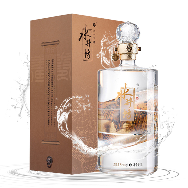 水井坊酒 画卷装 52度 1000mL 浓香型白酒