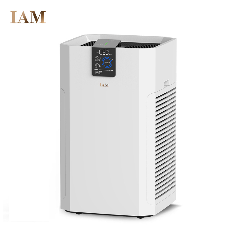 英国IAM空气净化器KJ850F-T1 CADR=897.7m³/h家用除雾霾PM2.5除菌卧室除甲醛异味净化器