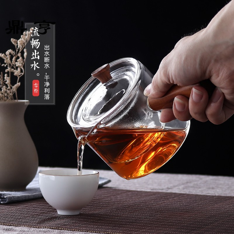 鼎亨电陶炉家用简约功夫茶具电磁炉烧水壶花茶煮茶器耐热玻璃茶壶