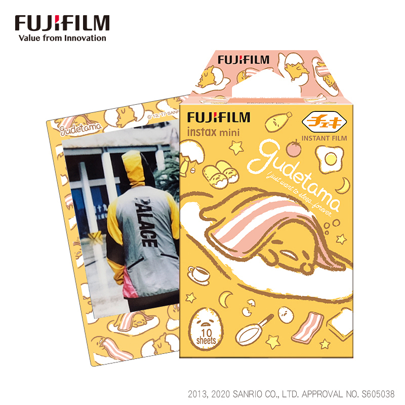 富士(FUJIFILM)INSTAX 拍立得相纸 mini懒蛋蛋相纸 mini系列相机通用快显胶片相纸(10张)