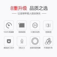 乐创(lecon)电磁炉 LC-L16A 3500W凹面电磁炉 不锈钢食堂灶具大功率商用厨房设备