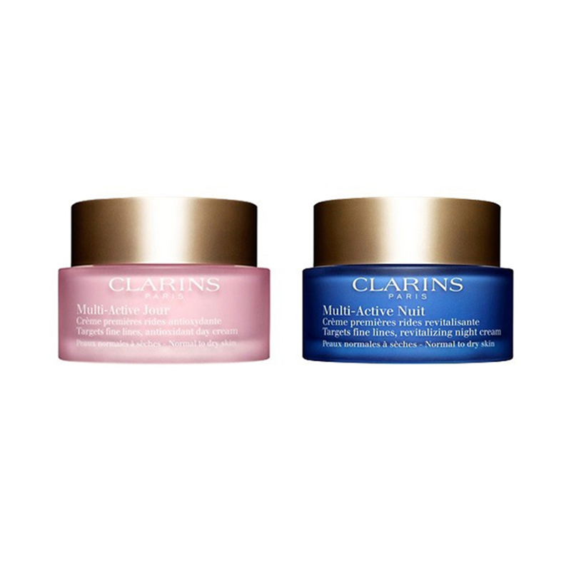 Clarins娇韵诗 多元赋活保湿滋润套装 (日霜50ml+晚霜50ml)