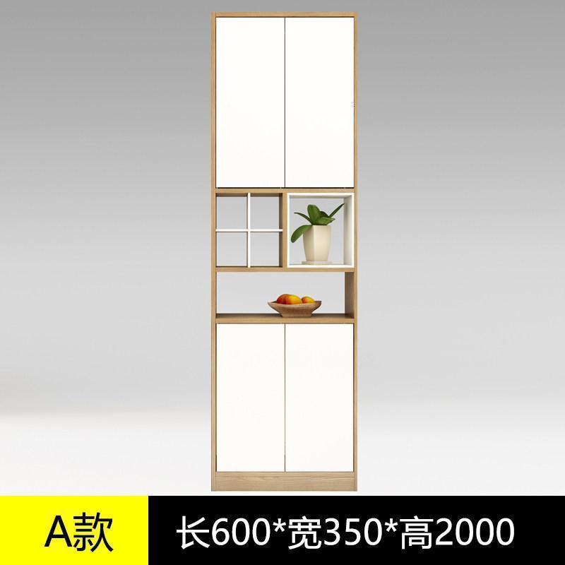 森美人客厅镂空隔断柜进鞋柜北欧餐厅间厅柜玄关柜双面屏风现代简约 A款60CM*组装框架结构