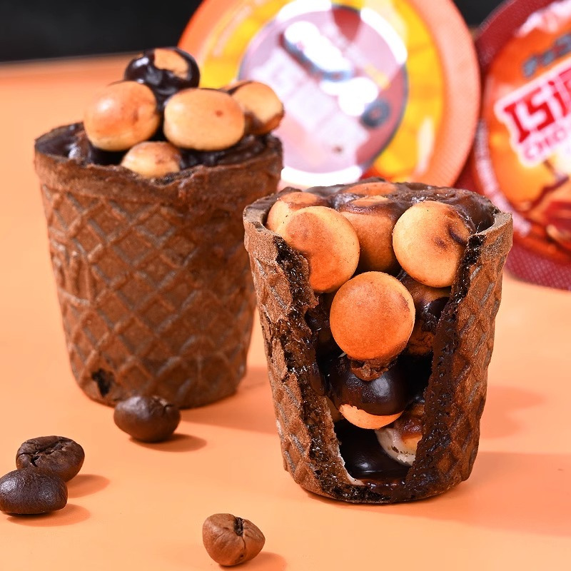 珍丽友 巧克力脆脆杯60个/包+纯巧克力100/盒 0添加蔗糖礼盒装多口味零食小吃休闲食品大礼包舒缓情绪补充能量
