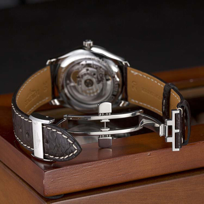 longines浪琴名匠系列皮带机械男表l27554783