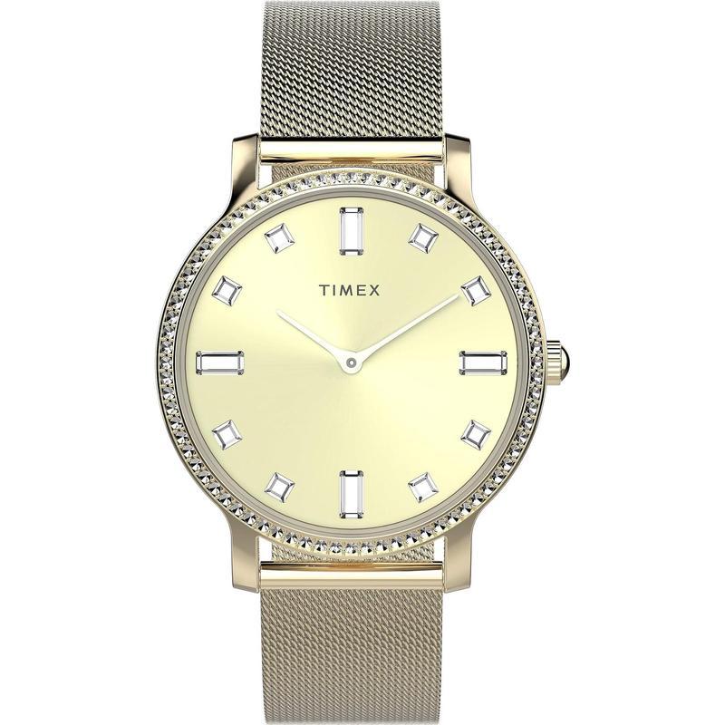 天美时timex34毫米transcend经典时尚女士石英手表