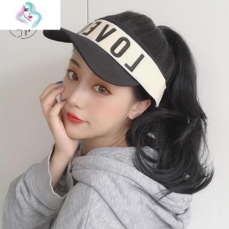 帽子假发一体长卷发网红女士假发中长款带头发的帽子潮流假发帽你那么