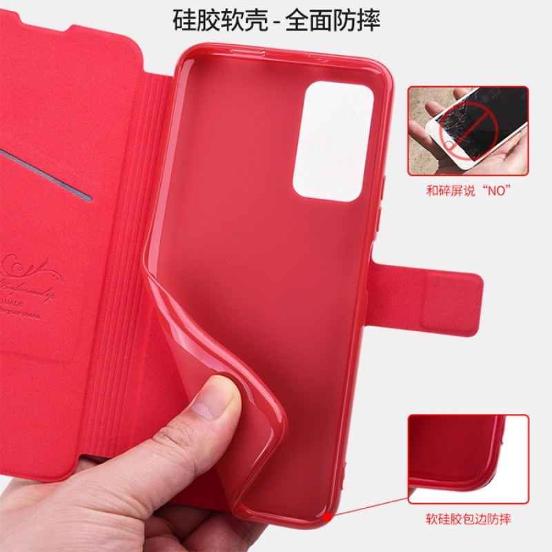 荣耀X10手机壳x10max防摔9xpro保护皮套华为honor10x翻盖xmax全包9x外壳TEL一AN00a硅胶an